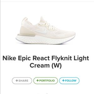 Nike Epic React size 7.5